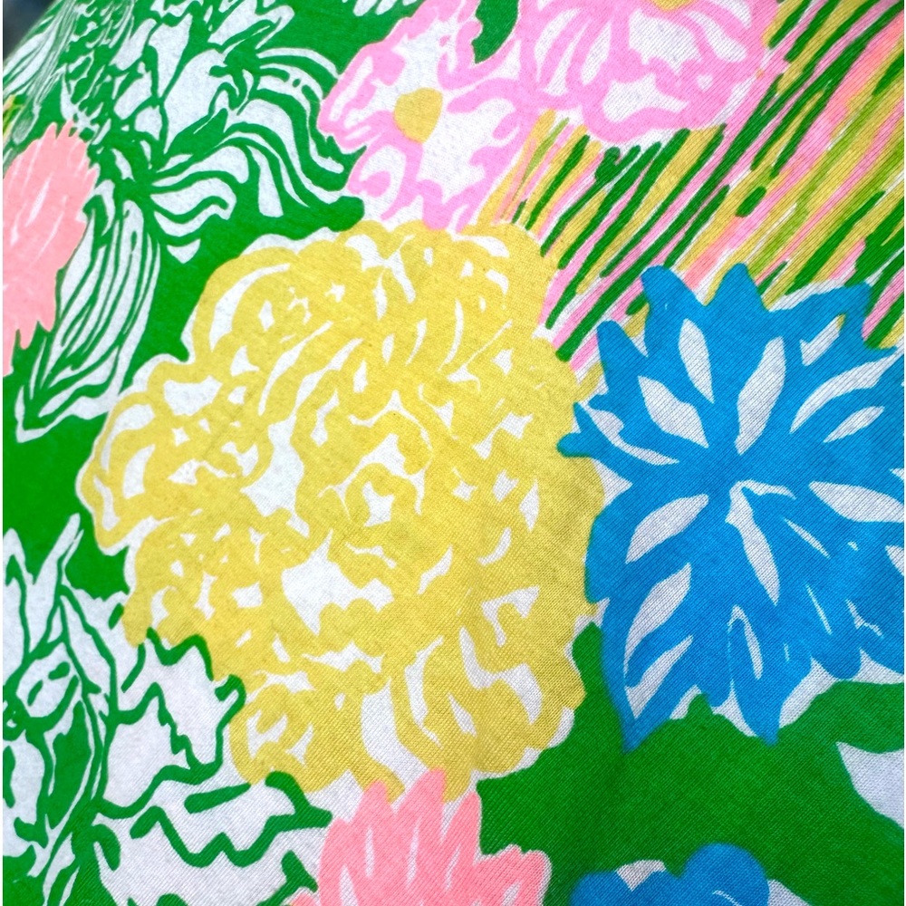 Lily Pulitzer shift dress, Large, gold buttons